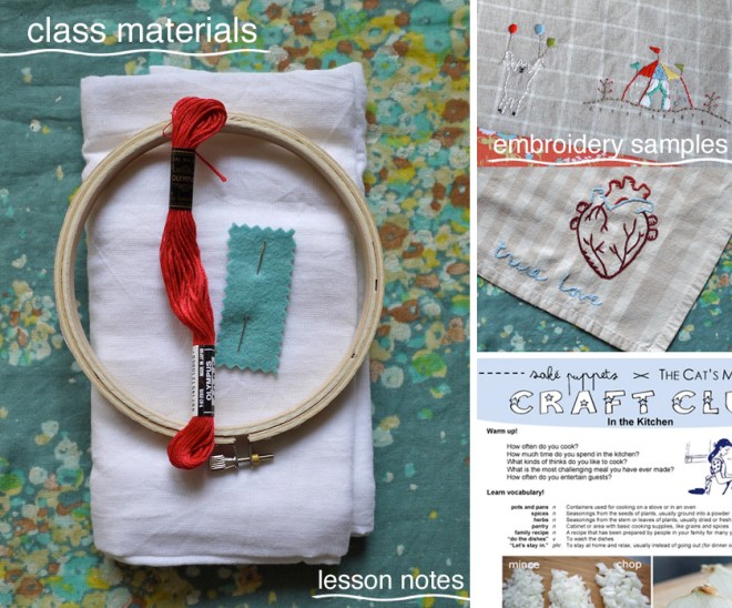 class materials and samples