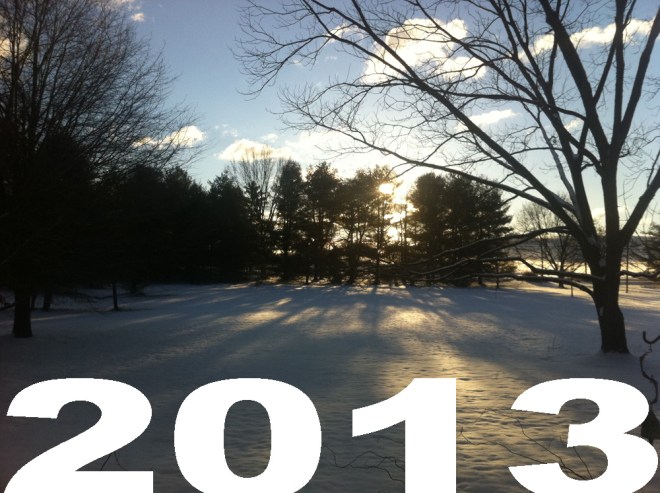 snowy american sunrise