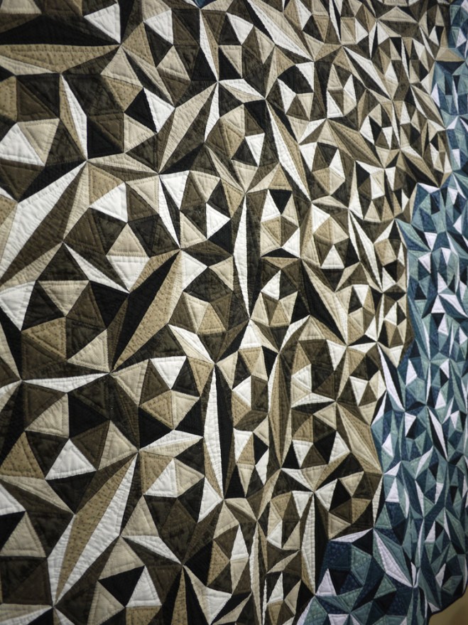 crazy triangle quilt