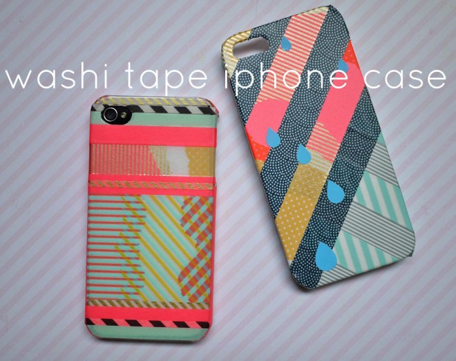 mt tape decorated iphone case, by Saké Puppets