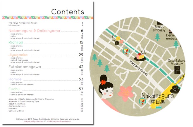 The Tokyo Craft Guide has amazing maps!