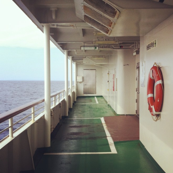 the ferry to Sado