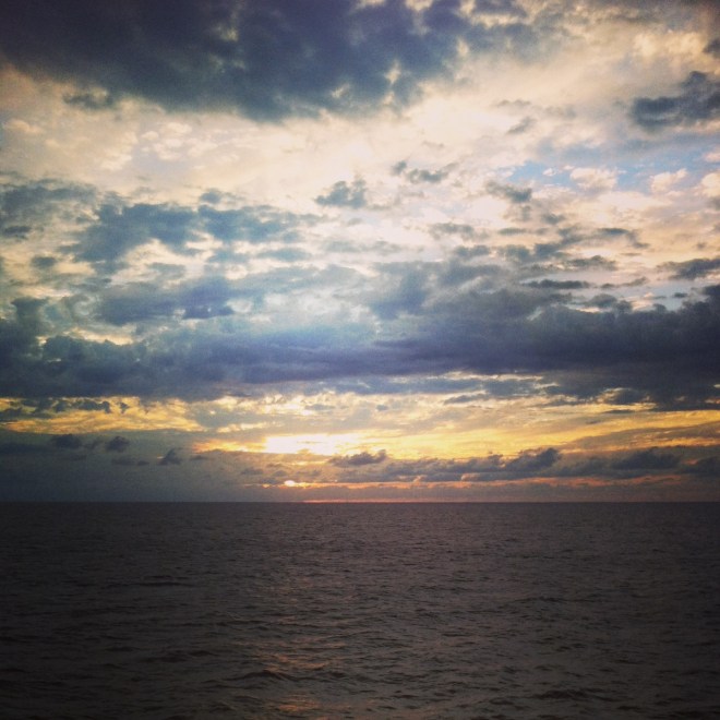 sunset on the weekend